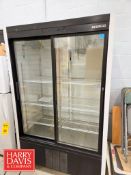 Habco Commercial Double Glass Door Retail Refrigerator