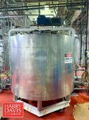 Chester Jensen 1,000 Gallon High Viscosity Jacketed Dome-Top, Cone-Bottom S/S Processor, S/N: T103