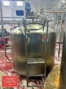 Walker 600 Gallon 3-Zone High Viscosity Jacketed S/S Processor, Model: PZ, S/N: SPG-41007 with
