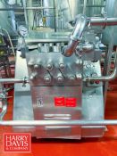 APV Gaulin 3-Stage Homogenizer, Model: 1200 MC18 5TB5, S/N: 9787654