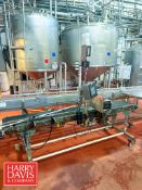 Norwix Marking Systems with Inkjet Touch Screen HMI: Mounted on Portable Conveyor