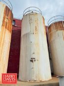 JBF 10,000 Gallon S/S Jacketed Silo, S/N: 2039 with Air Valve and Pressure Sensor