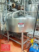 Breddo 300 Gallon S/S Likwifier, Model: LORWWSSD, S/N: 158255-98768