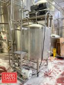 2024 Walker 500 Gallon High Viscosity Jacketed Dome-Top, Cone-Bottom S/S Processor, Model: PZ-CB-CR,