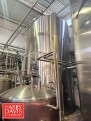 Walker 8,000 Gallon Jacketed S/S Silo, Model: VSHT, S/N: WEP-70257 with Inlet/Outlet Valves,