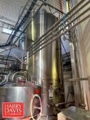 Walker 10,000 Gallon Jacketed S/S Silo, Model: VSHT, S/N: WEP-89378 with Inlet/Outlet Valves,