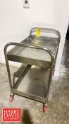 S/S 2-Tier Utility Cart: 22