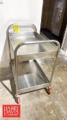 S/S 2-Tier Utility Cart: 22