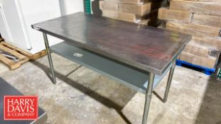 Green World S/S Work Table: 72