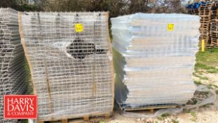 (132) Wire Decking Inserts: 46” x 48”