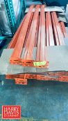 (10) Teardrop Pallet Rack Beams: 8' x 3.5