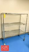 Portable Quantum Wire Shelving Rack: 48“ x 24“ x 60“
