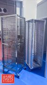 (2) Portable Bakers Racks: 78” Height