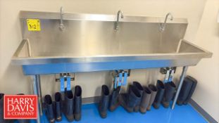 3-Compartment S/S Hand Wash Sink: 78