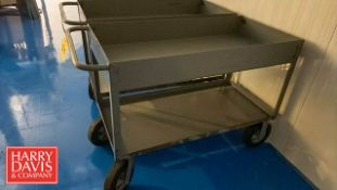 Little Giant 1,200 LB Capacity Heavy Duty Utility Cart: 48“ x 24“ x 36“ with 2-Shelves