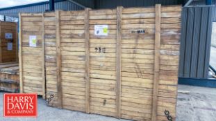 PLC and Heater Control Panel: 8' x 3' x 7', S/N: P-0359_2425