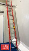 Warner 225 LB 23' Fiberglass Extension Ladder