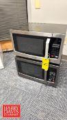 (2) 2024 Toshiba Microwave Ovens, Model: ML2-EM31PA(SS), EM131A5C-BS, S/N: VG8XM031MY, VG8XM131AY