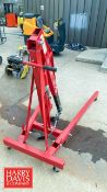 Strongway 2-Ton Hydraulic Engine Hoist with Load Leveler and 8-Ton Hydraulic Ram