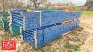 Blue Pallet Upright: 39” x 16’