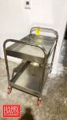 S/S 2-Tier Utility Cart: 22