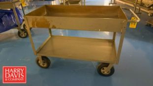 Little Giant 1,200 LB Capacity Steel Utility Cart: 48“ x 24“ x 36“ with 2-Shelve