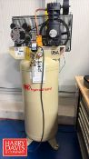 2025 Ingersoll Rand 60 Gallon 1-Phase Vertical Air Compressor, Model: SS5, S/N: NNAR10967739 with