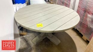 Pedestal Dining Table: 60
