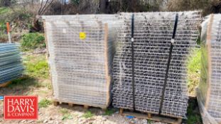 (132) Wire Decking Inserts: 46” x 48”