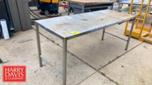 Metal Table: 30” x 77” with Craftsman 10” Vise