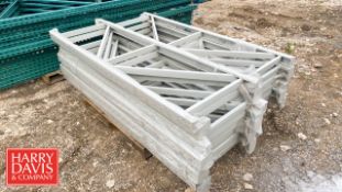 (15) Lite Weight Metal Uprights: 24” x 79”, (44) 36” Crossbeams and (26) Shelf Inserts