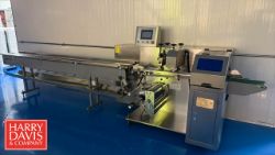 2024 HWBX Automatic Pillow-Type Packaging Machine: 158" x 39" x 55", S/N: 242027 and Touchscreen
