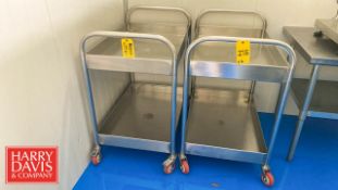 S/S Utility Cart: 22” x 34”