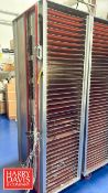 S/S Freeze Dryer Tray Racks: 21“ x 27“ x 75“: Mounted on Casters