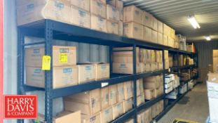 Container, Including: Gloves, Tape, Labels, Tape Dispensers, Trash Bags, Poly Bouffants, Floor