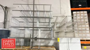 (8) Assorted Size Metro Racks