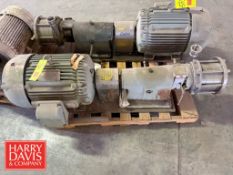 Fristam Positive Displacement Pump, Model: FM3421-175, S/N: FM3421602387 with 50 HP 3,530 RPM Motor