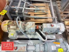 Alfa Laval Positive Displacement Pump with 7.5 HP 1,765 RPM Motor: Mounted on S/S Base