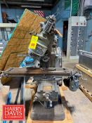 Bridgeport Vertical Milling Machine, Model: QZA, S/N: A114597 with 3 HP 1,745 RPM Motor