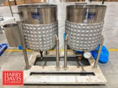 Perma-San Skid Mounted 60 Gallon S/S Sanitary Tanks (Location: Clara City, MN)