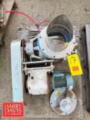 Nu-Con Rotary Feeder/Airlock Valve, Model: DT375, S/N: 5923539 with SEW-EURODRIVE .5 HP 1,700 RPM Mo