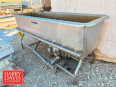 S/S COP Trough: 75” x 20” x 18