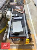 Rubber Belt Conveyor: 44” x 15” with Drive and Torrey Table Top Scale: 9” x 12”