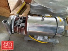 Tri-Clover Centrifugal Pump, Model: C216MD181-S with 3 HP 3,525 RPM Motor (Location: Norfolk, NE)