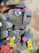 Motors: (2) Baldor 20 HP/7.5 HP 3,525/1,760 RPM, Leland 10 HP 1,752 RPM (Location: Port Edwards, WI)