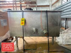 150 Gallon S/S Tank: 4’ x 32” x 24” Depth with Filter (Location: Norfolk, NE)