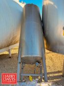 350 Gallon Cone-Bottom S/S Tank with Center Outlet (Location: Norfolk, NE)
