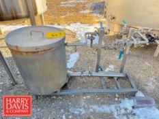 S/S Holding Tank with Assorted Valves and Clamps (Location: Norfolk, NE)