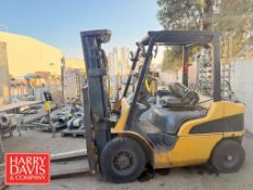 Caterpillar 3,950 LB Capacity Propane Fork Truck, Model: P5000, S/N: AT3503735 (Location: Visalia,