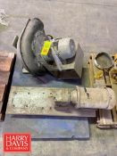 Baldor 5 HP 1,750 RPM Motor: Mounted on S/S Base and Centrifugal Blower with 5 HP 3,505 RPM Motor